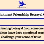 Disappointment Friendship Betrayal Quotes
