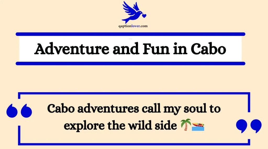 Adventure and Fun in Cabo